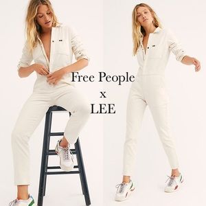 Free People/Lee union railroad coveralls jumpsuit